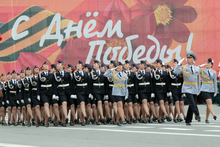 Парад Победы на Дворцовой Парад Победы 2017